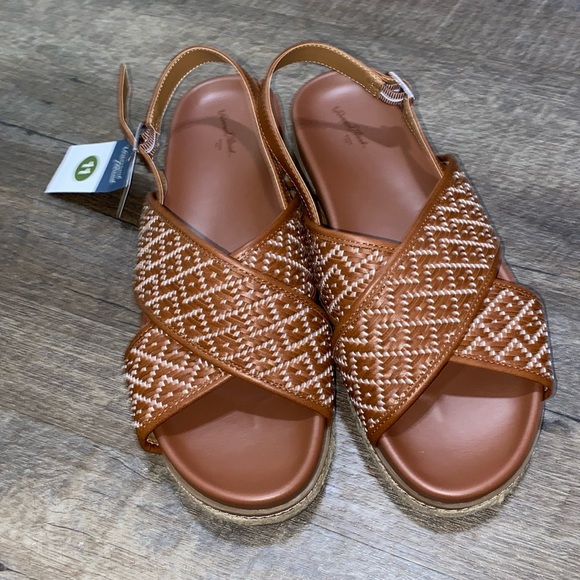 Universal Thread Shoes - Universal Thread Women's Elisa Platform Sandals Cognac color Size 11